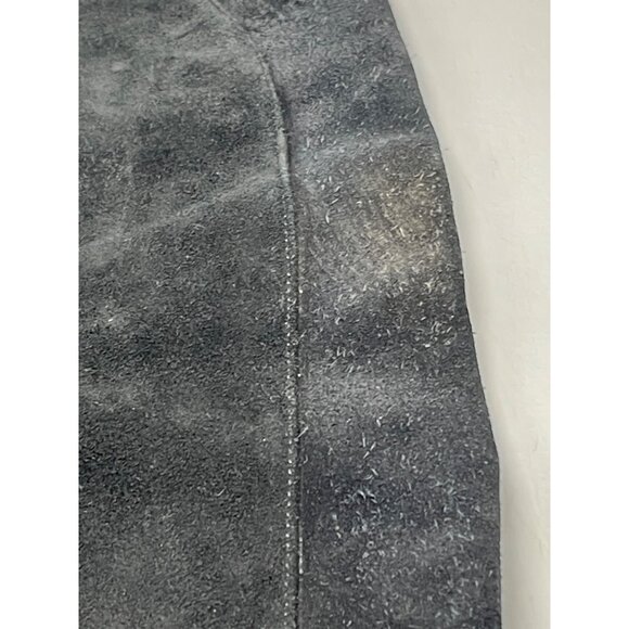 BCBGeneration suede 3" wedge knee high boots black side zip size 8.5 B READ - Picture 7 of 9